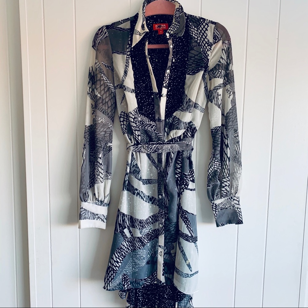 Kirna Zabete Button down flowy dress